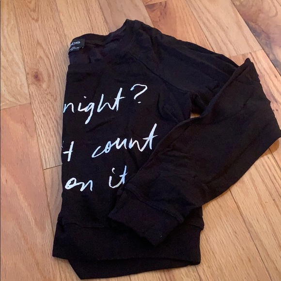 Bebe long sleeve crop sweater - Picture 3 of 3